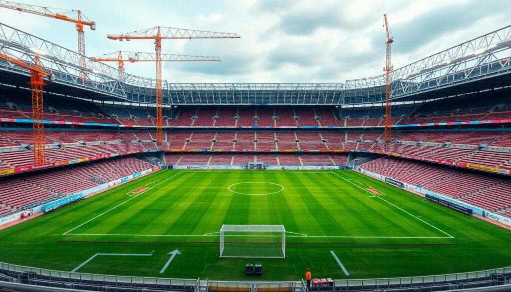 Как реконструировать арену без потери качества поля - иллюстрация