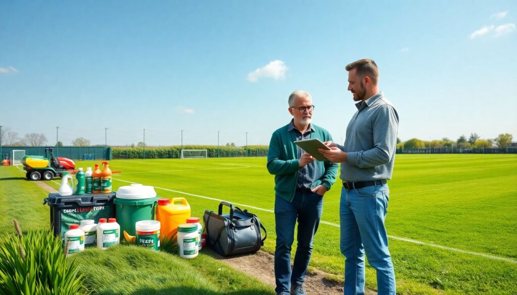 Влияние искусственных добавок на игру и травяной покров - иллюстрация