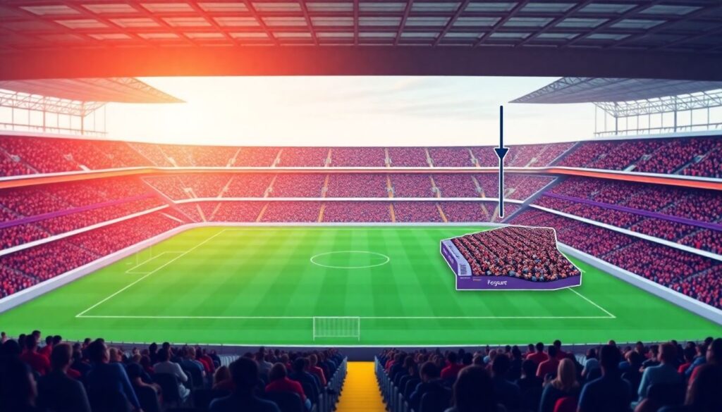 Влияние размера стадиона на атмосферу и посещаемость - иллюстрация