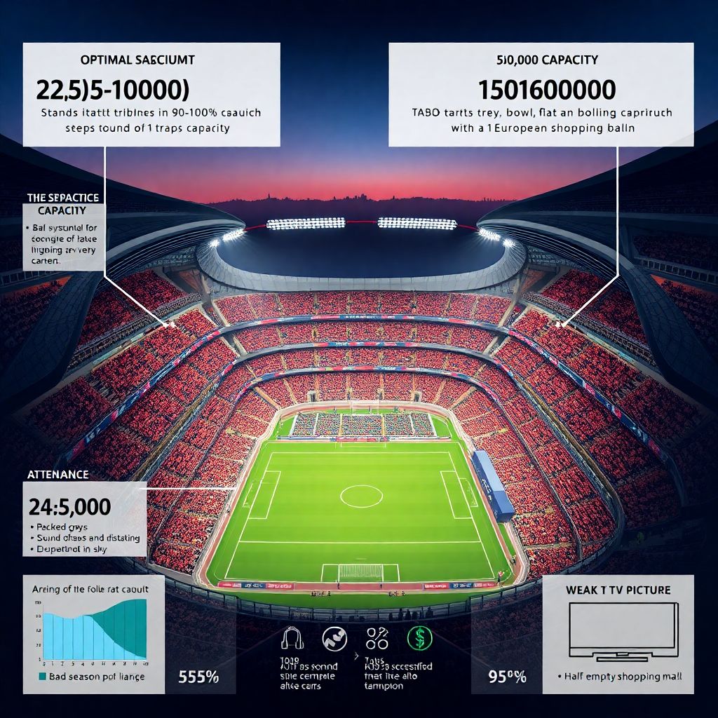 Влияние размера стадиона на атмосферу матча и посещаемость болельщиков