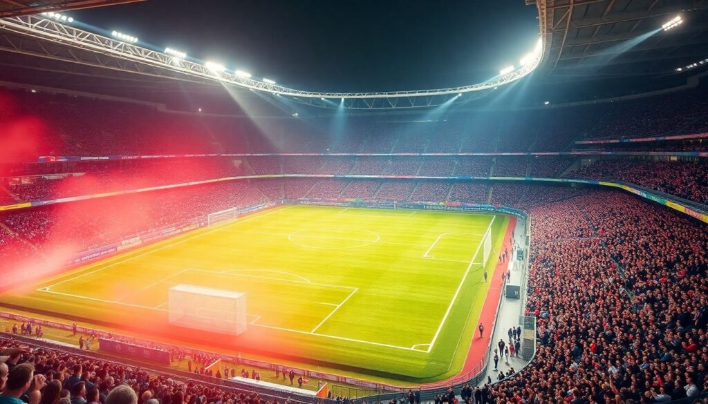 Передвижение фанатов и качество поля во время дерби - иллюстрация