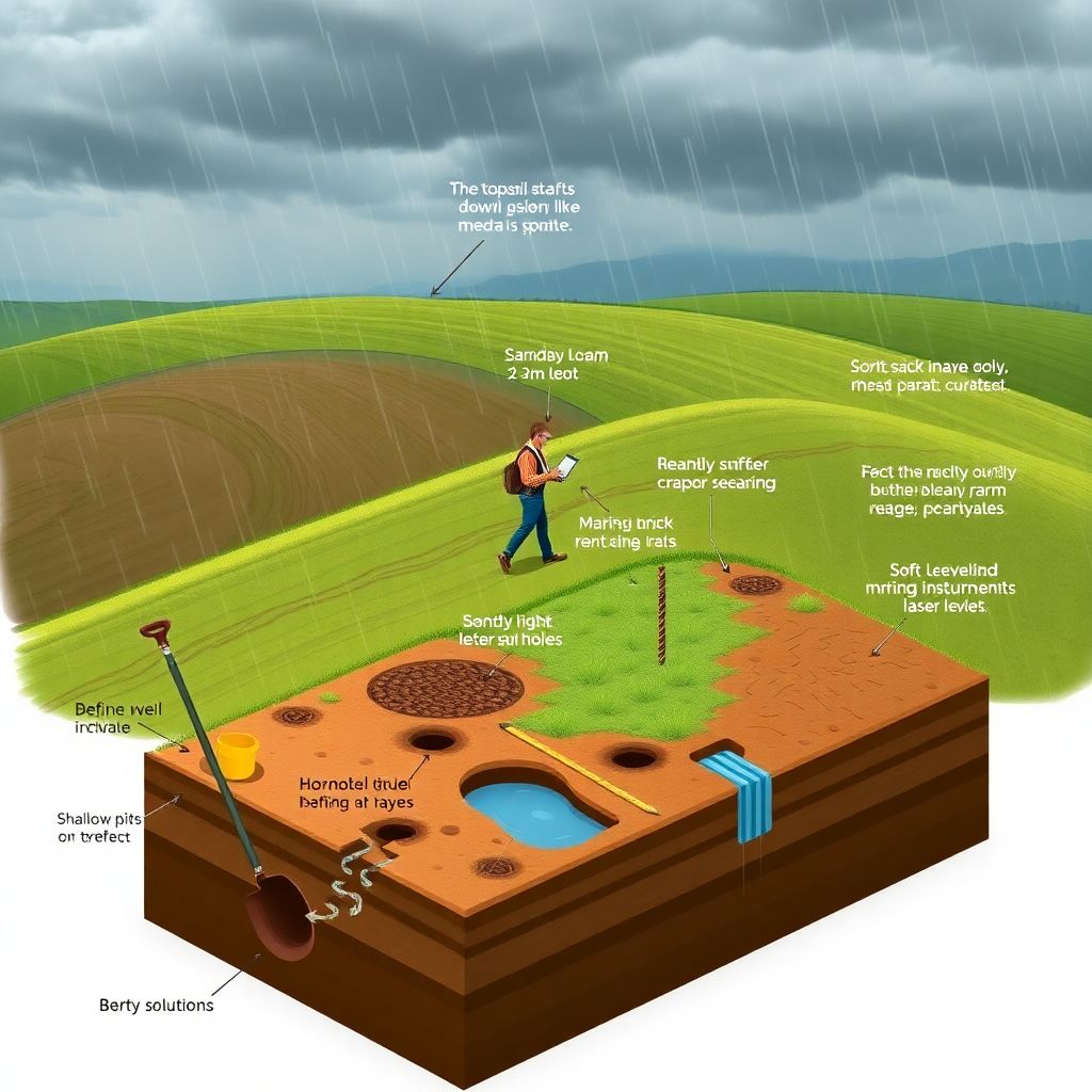 Факторы, влияющие на сдвиги и провалы поля во время дождей