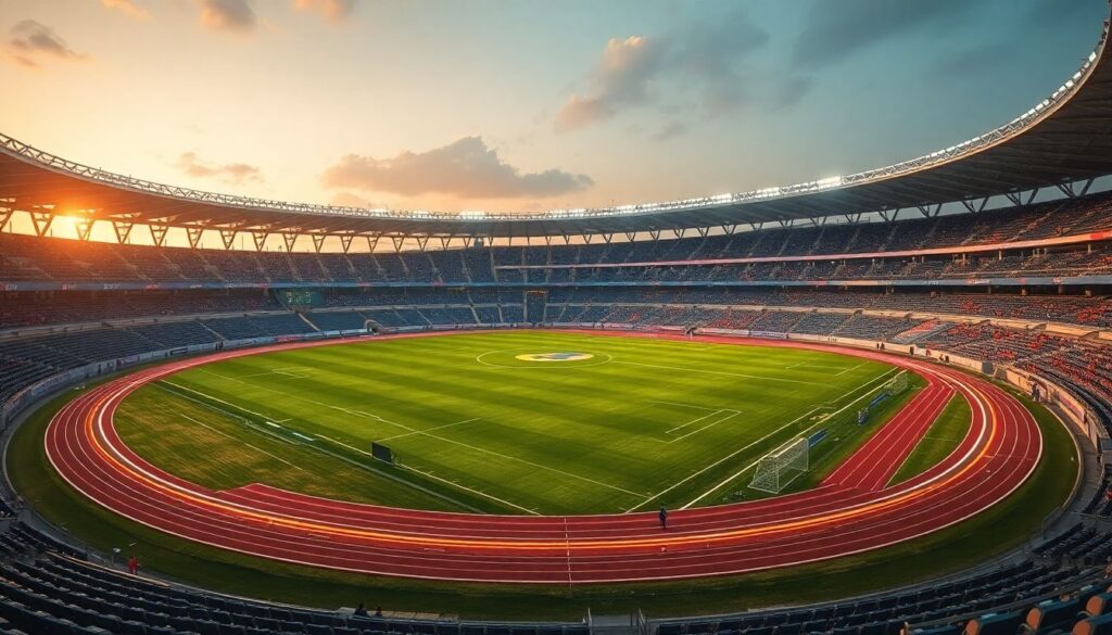 Как строятся дорожки вокруг поля и их влияние на зрелищность - иллюстрация