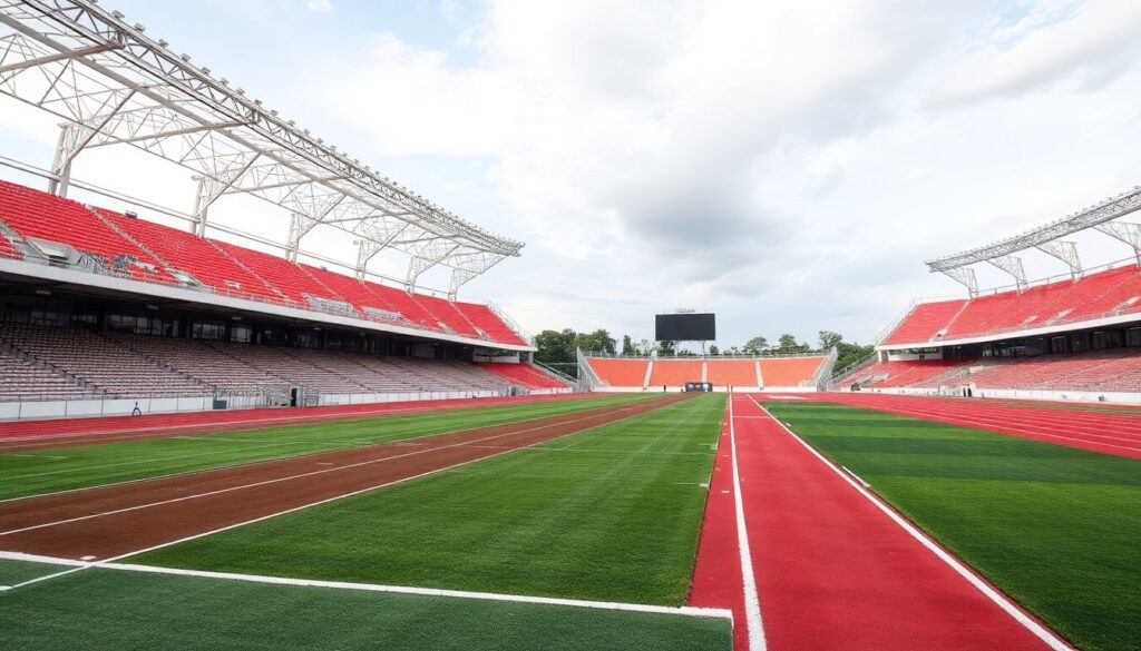 Как строятся дорожки вокруг поля и их влияние на зрелищность - иллюстрация