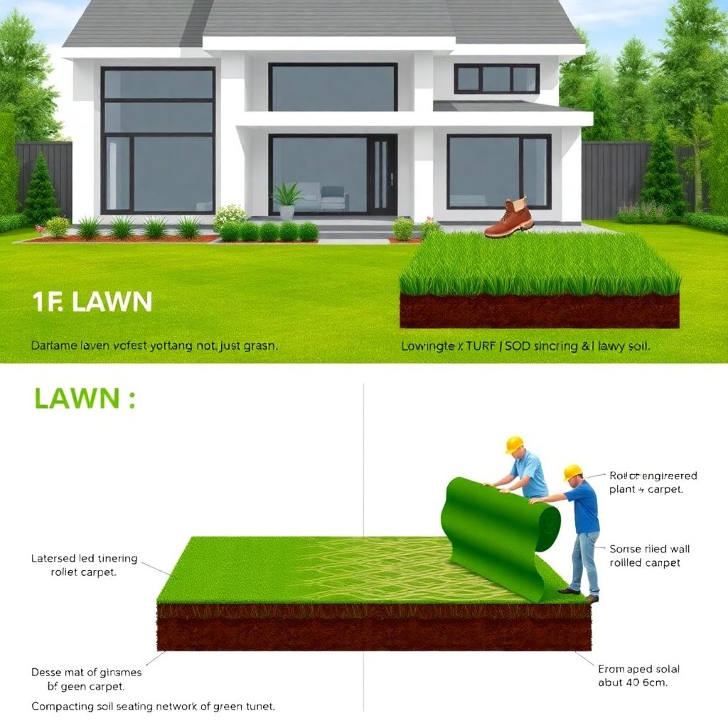 Пояснение терминов газон, дерн и покров поля в ландшафтном дизайне