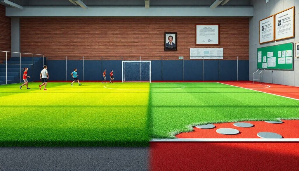 Материалы для покрытия поля: плюсы и минусы - иллюстрация