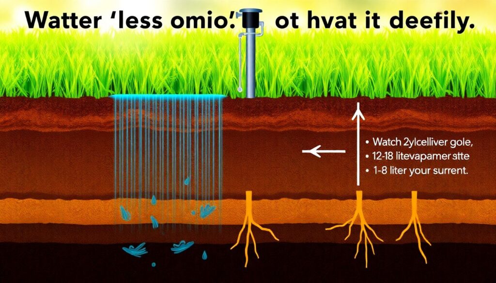 Как держать кондиционный газон в летний зной - иллюстрация