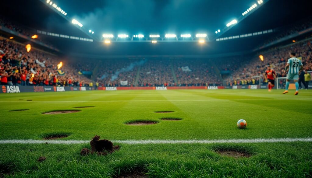 Культура болельщиков и газон: как фанаты влияют на состояние поля - иллюстрация