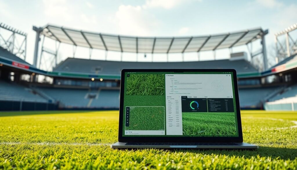 Технологии видеонаблюдения за травяным покрытием - иллюстрация