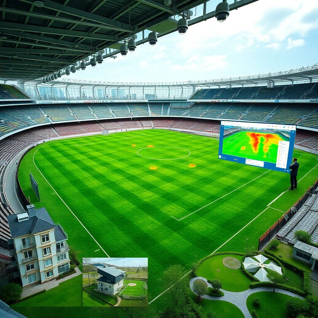 Технологии видеонаблюдения за травяным покрытием для контроля состояния газона