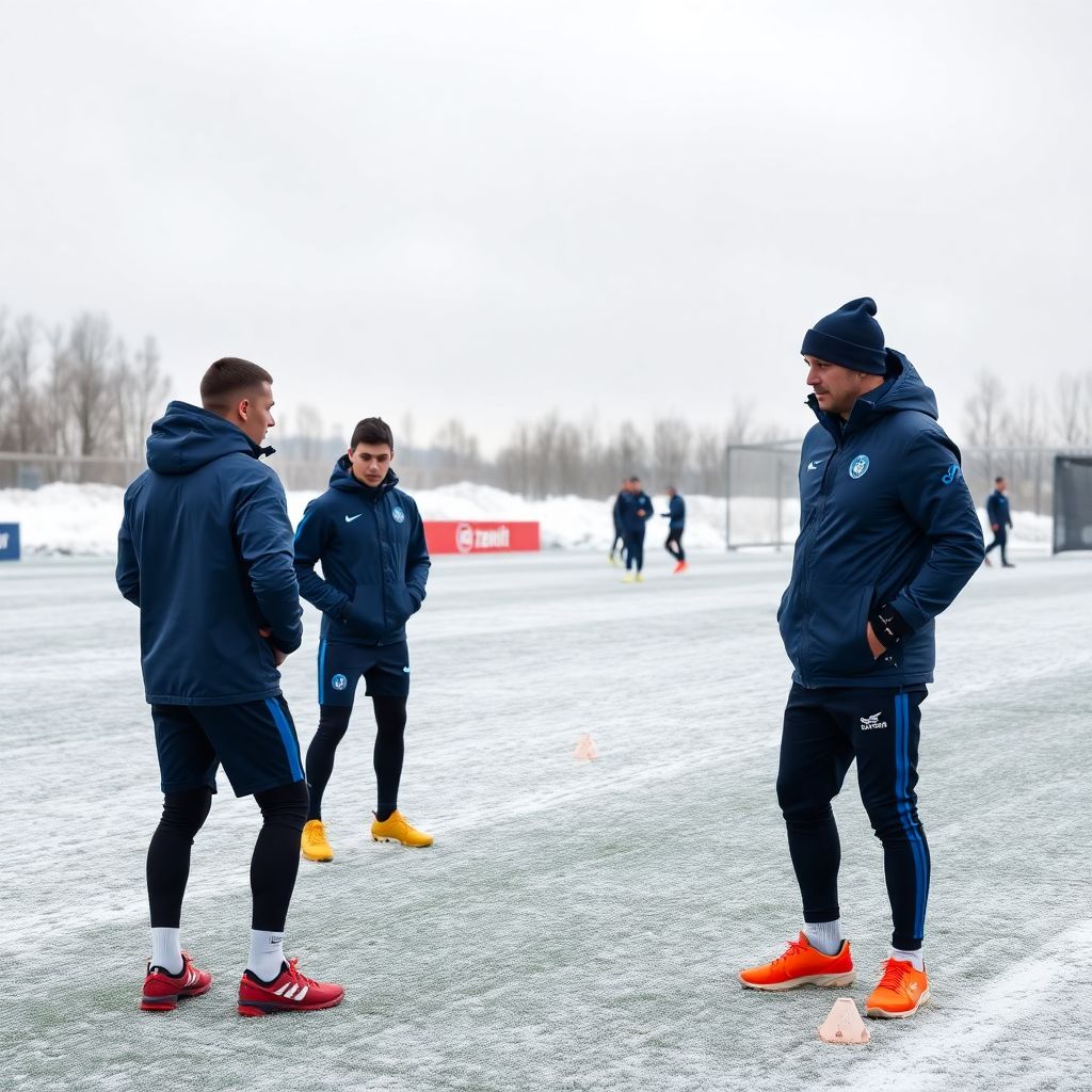 Зенит доверяет молодежи: три форварда из дубля на зимних сборах